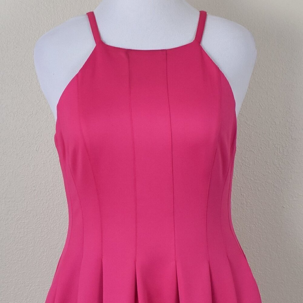 Calvin Klein Scuba Fit and Flare Dress - 12 - Picture 2 of 8